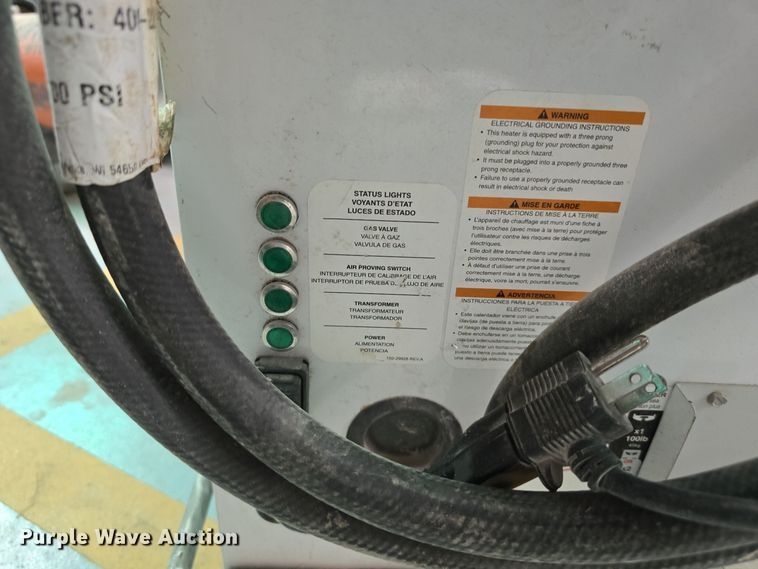 image for item LW9943 (8) L.B. White Premier 170 DF heaters