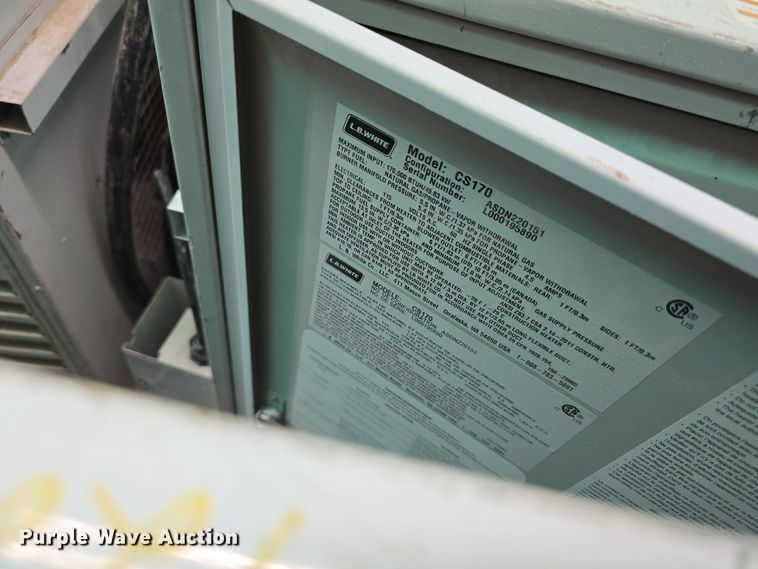 image for item LW9943 (8) L.B. White Premier 170 DF heaters