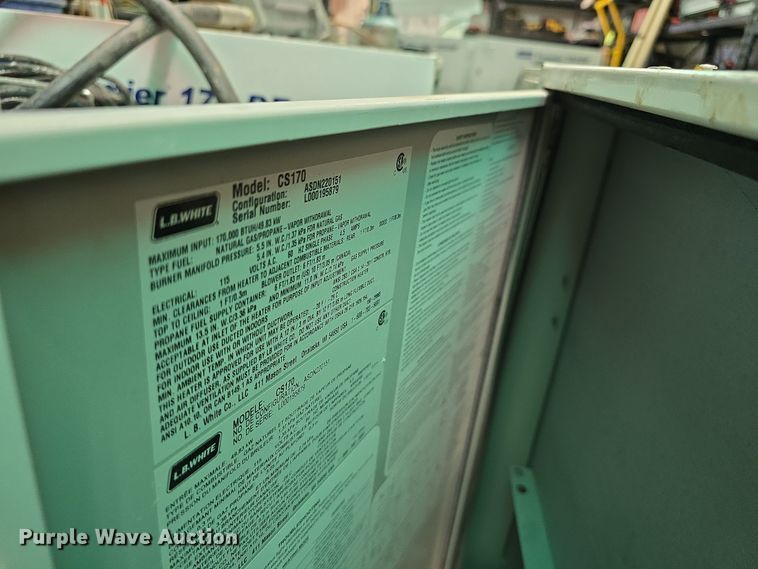 image for item LW9943 (8) L.B. White Premier 170 DF heaters