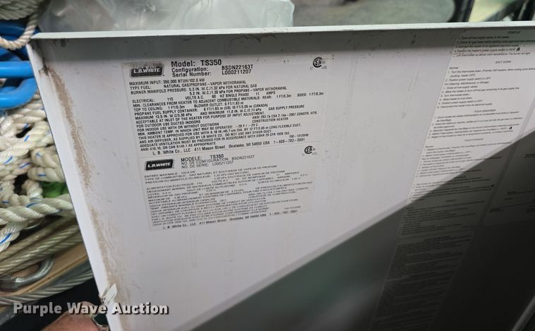 image for item LW9944 (14) L.B. White Premier 350 DF heaters
