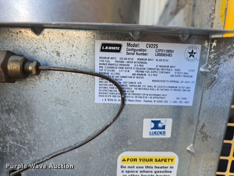 image for item LW9945 (10) heaters