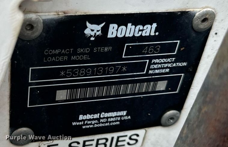 image for item OG9699 2006 Bobcat  463 skid steer loader