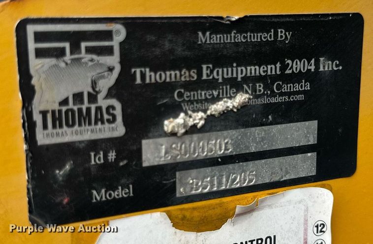 image for item OG9701 Thomas  skid steer loader