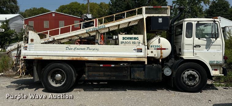 image for item OG9860 1988 Mack  MS200 concrete pump truck