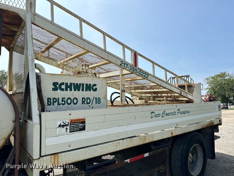 image for item OG9860 1988 Mack  MS200 concrete pump truck