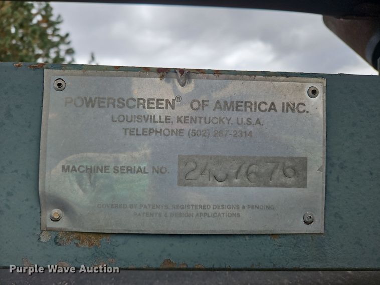 image for item OJ9873 Powerscreen conveyor 