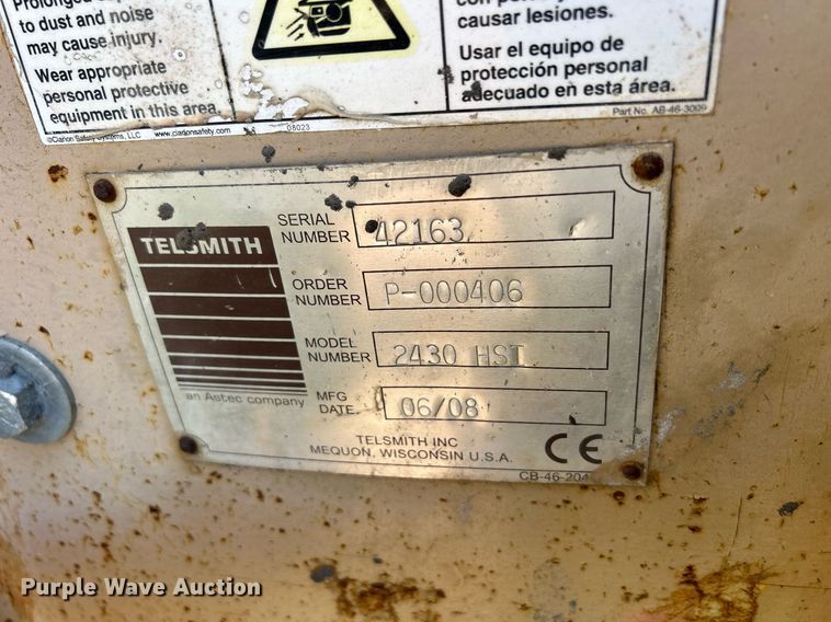 image for item OJ9875 2008 Astec Prosizer 2612V screening plant