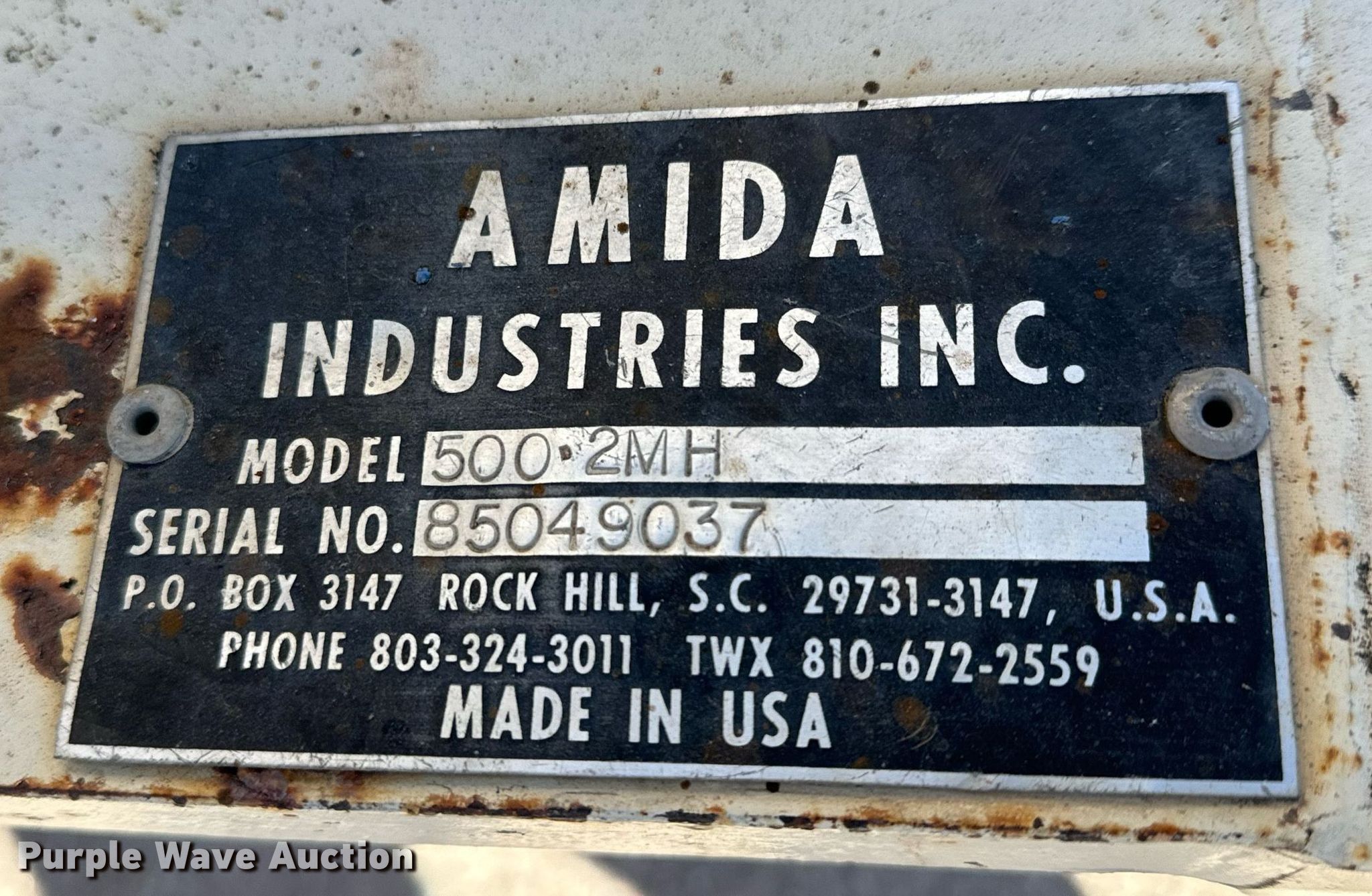 Amid 5002MH light plant in Wichita, KS Item MS9834 for sale Purple Wave