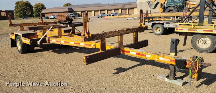 image for item DN3595 2004 Rice Trailer Co. pole trailer