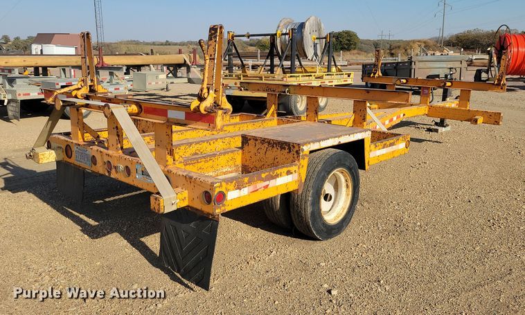 image for item DN3595 2004 Rice Trailer Co. pole trailer