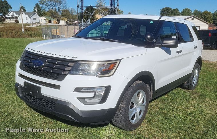 image for item DQ3722 2017 Ford Explorer Police Interceptor  SUV