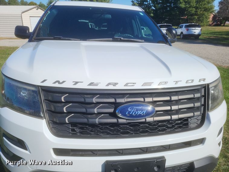 image for item DQ3722 2017 Ford Explorer Police Interceptor  SUV
