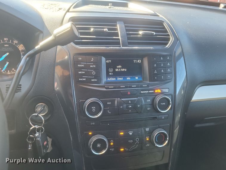 image for item DQ3722 2017 Ford Explorer Police Interceptor  SUV