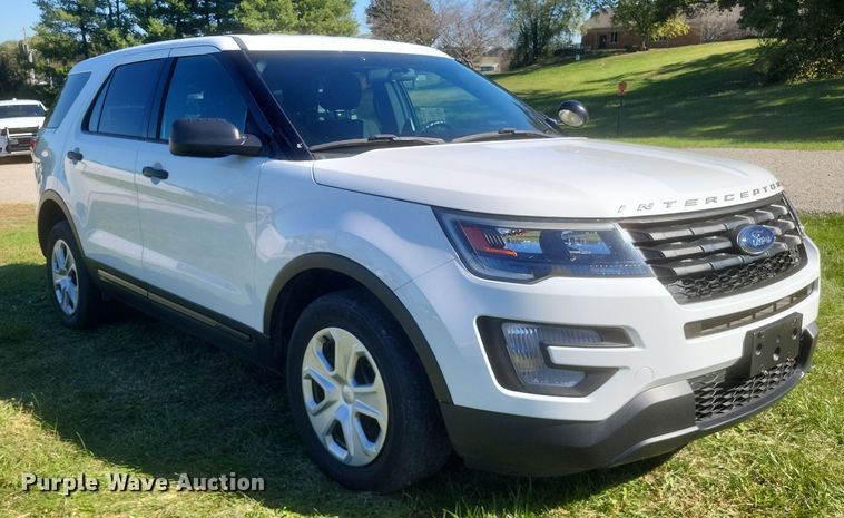 image for item DQ3724 2017 Ford  Explorer Police Interceptor  SUV