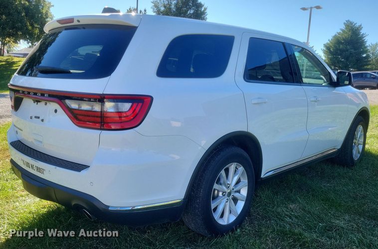 image for item DQ3726 2019 Dodge  Durango SSV Police SUV