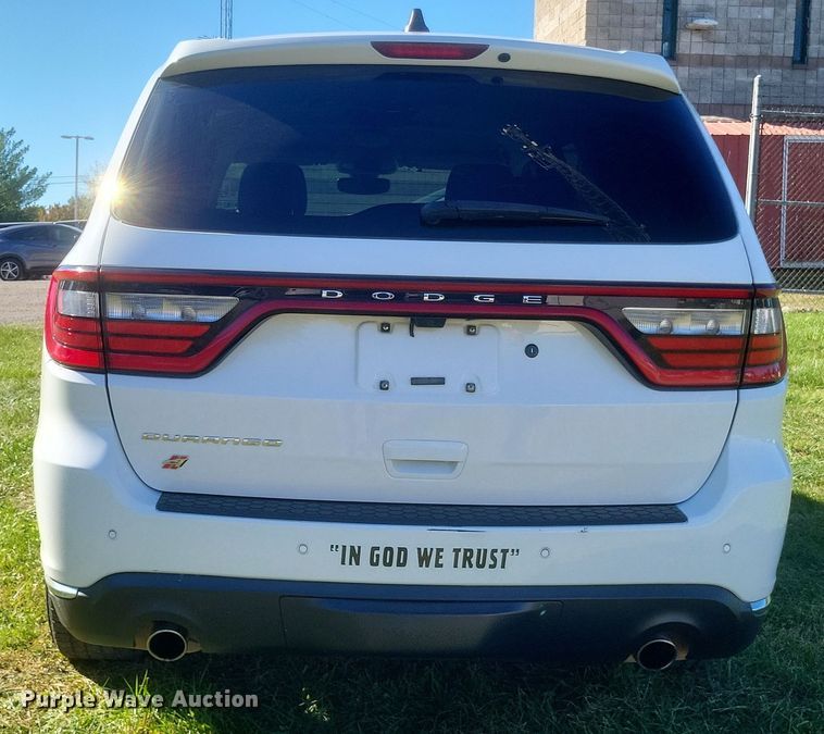 image for item DQ3726 2019 Dodge  Durango SSV Police SUV