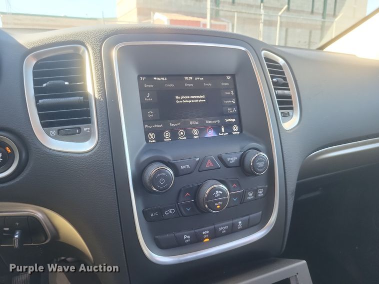 image for item DQ3726 2019 Dodge  Durango SSV Police SUV