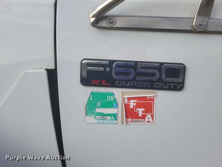image for item DQ3737 2006 Ford  F650 Super Duty XL  dump truck