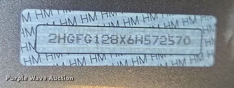 image for item DQ5229 2006 Honda Civic 