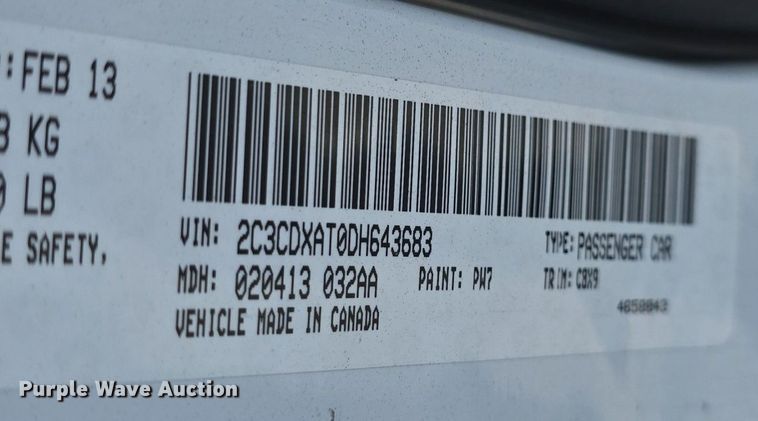 image for item DQ5246 2013 Dodge  Charger Police 