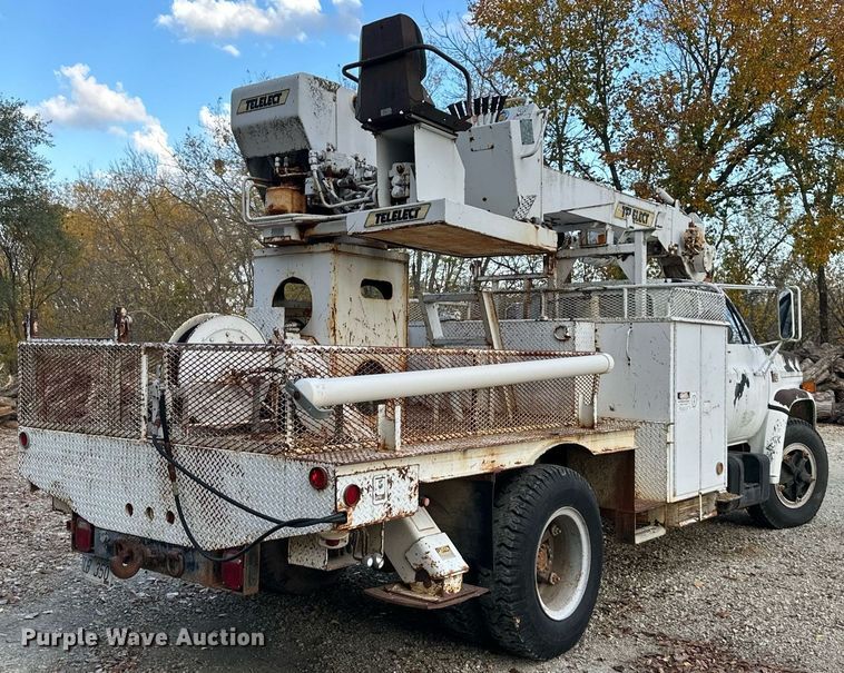 image for item DR2734 1990 GMC 7000 digger derrick truck