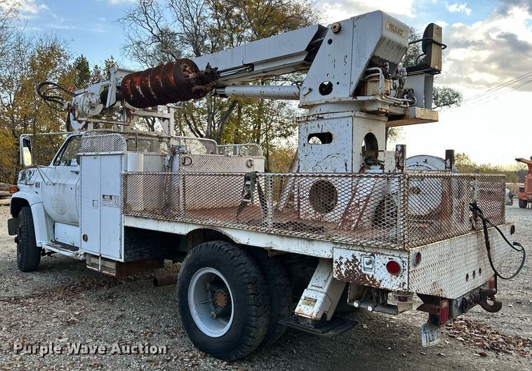 image for item DR2734 1990 GMC 7000 digger derrick truck