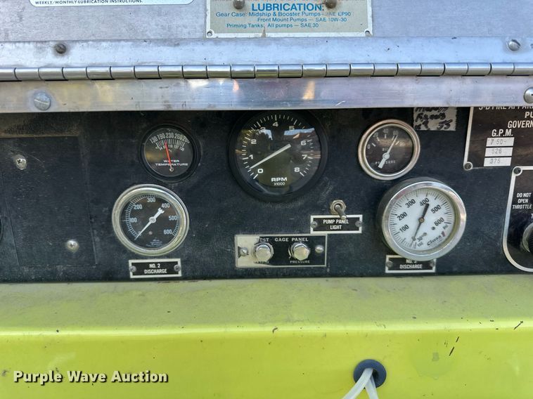 image for item DR2736 1979 Ford F700 pumper fire truck