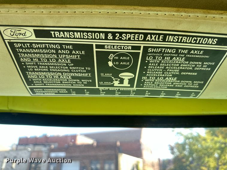 image for item DR2736 1979 Ford F700 pumper fire truck