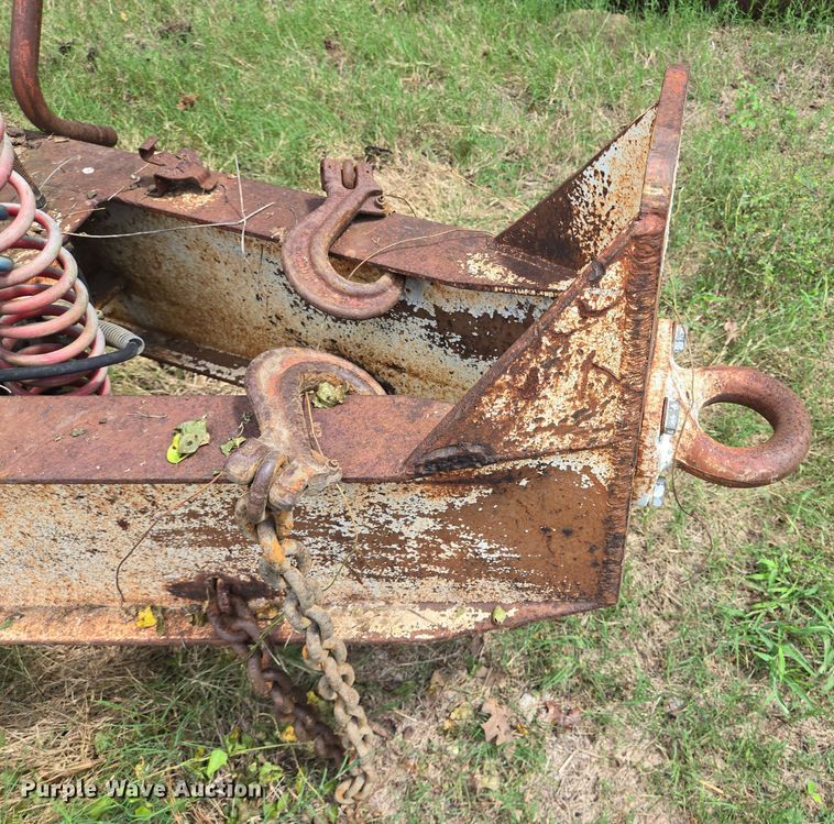 image for item DT5273 1989 Gooseneck tilt deck equipment trailer