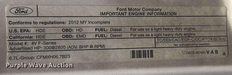 image for item DW2500 2012 Ford F450 Super Duty XLT ambulance