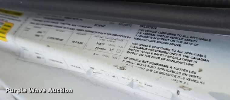 image for item DW3802 2012 Ford E450 Super Duty shuttle bus