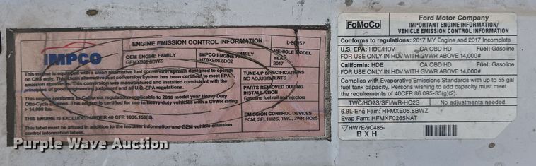 image for item DW3803 2017 Goshen Impulse Ford 220 shuttle bus