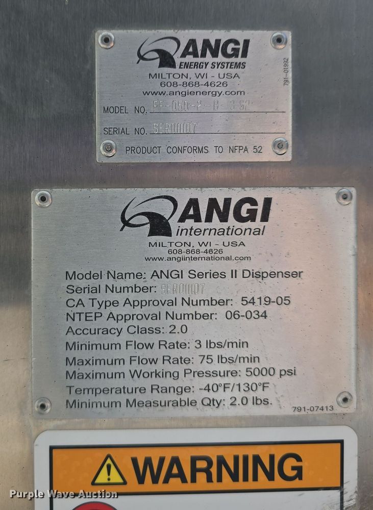 image for item DW3811 (2) ANGI Q-S50E4C75 CNG fueling station