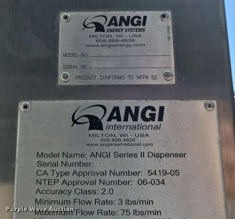 image for item DW3811 (2) ANGI Q-S50E4C75 CNG fueling station