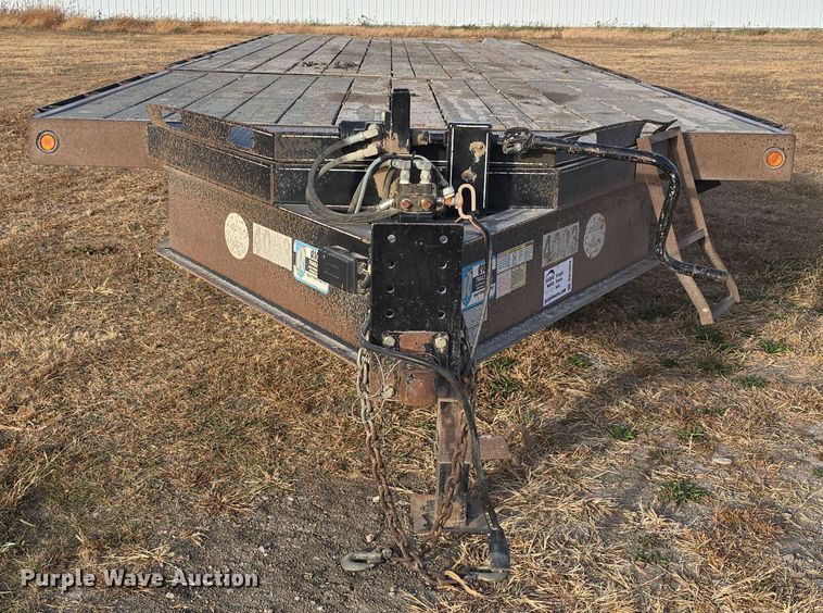 image for item DW3864 2018 Rice Trailer Company 1500 SLE tilt deck equipment trailer