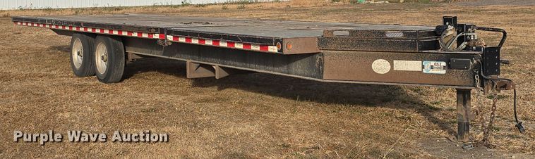 image for item DW3864 2018 Rice Trailer Company 1500 SLE tilt deck equipment trailer