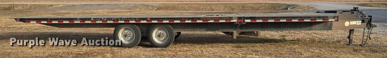 image for item DW3864 2018 Rice Trailer Company 1500 SLE tilt deck equipment trailer