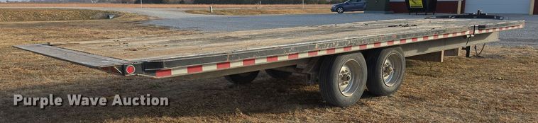 image for item DW3864 2018 Rice Trailer Company 1500 SLE tilt deck equipment trailer