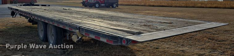 image for item DW3864 2018 Rice Trailer Company 1500 SLE tilt deck equipment trailer