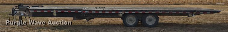 image for item DW3864 2018 Rice Trailer Company 1500 SLE tilt deck equipment trailer
