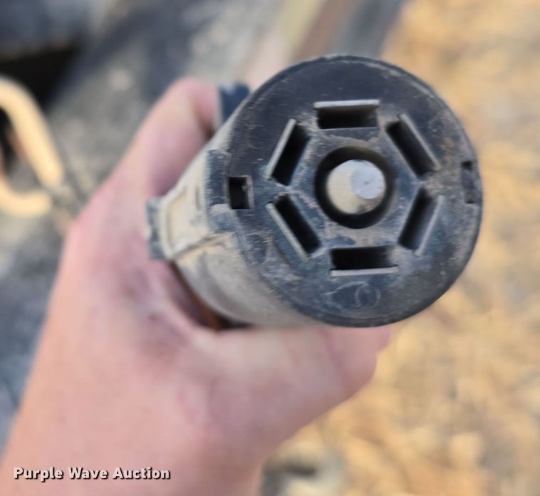 image for item DW3864 2018 Rice Trailer Company 1500 SLE tilt deck equipment trailer