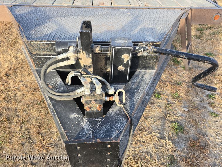 image for item DW3864 2018 Rice Trailer Company 1500 SLE tilt deck equipment trailer