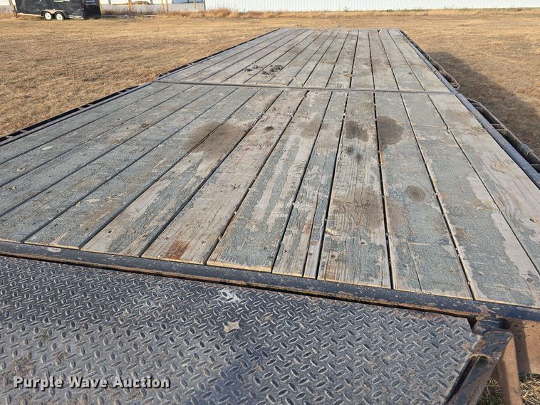 image for item DW3864 2018 Rice Trailer Company 1500 SLE tilt deck equipment trailer