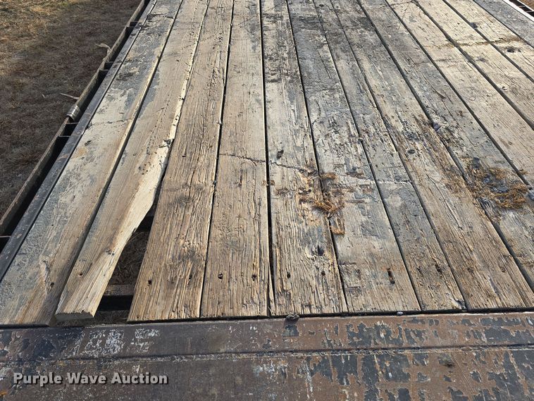 image for item DW3864 2018 Rice Trailer Company 1500 SLE tilt deck equipment trailer