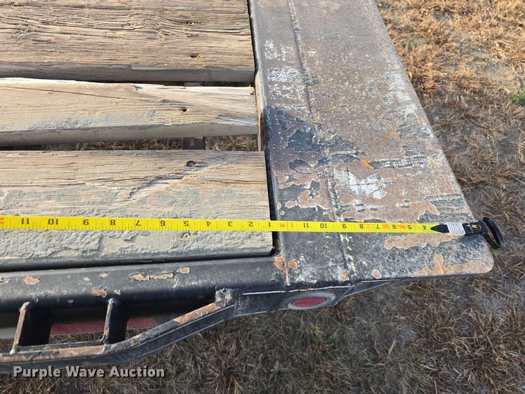 image for item DW3864 2018 Rice Trailer Company 1500 SLE tilt deck equipment trailer