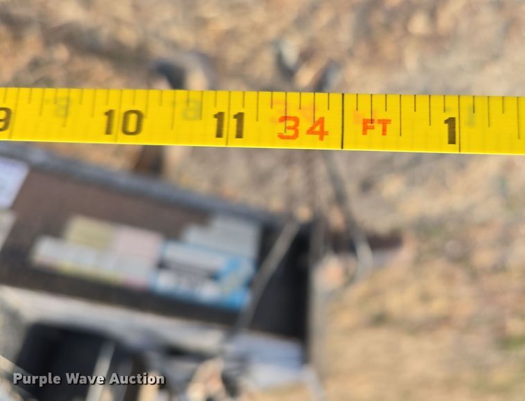 image for item DW3864 2018 Rice Trailer Company 1500 SLE tilt deck equipment trailer