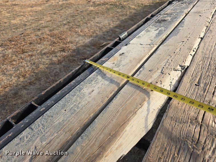 image for item DW3864 2018 Rice Trailer Company 1500 SLE tilt deck equipment trailer