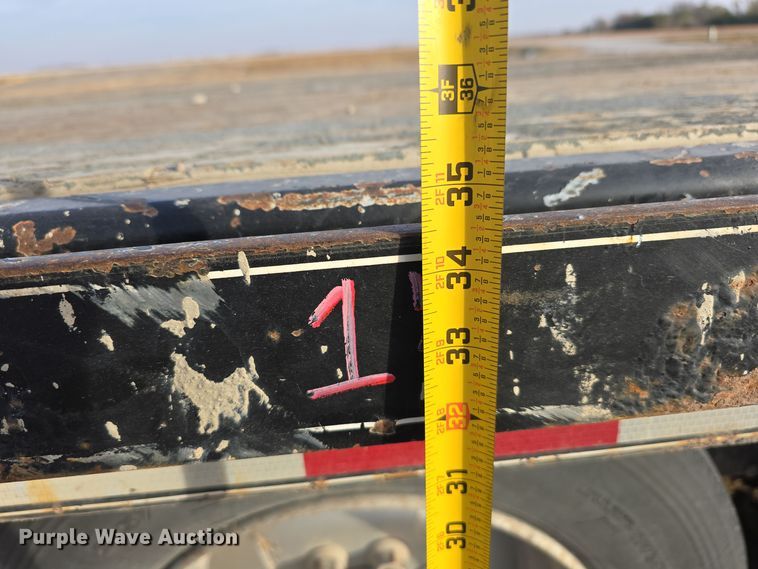 image for item DW3864 2018 Rice Trailer Company 1500 SLE tilt deck equipment trailer