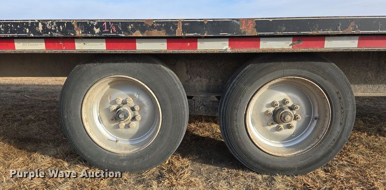 image for item DW3864 2018 Rice Trailer Company 1500 SLE tilt deck equipment trailer