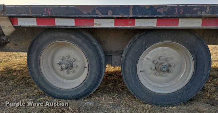 image for item DW3864 2018 Rice Trailer Company 1500 SLE tilt deck equipment trailer